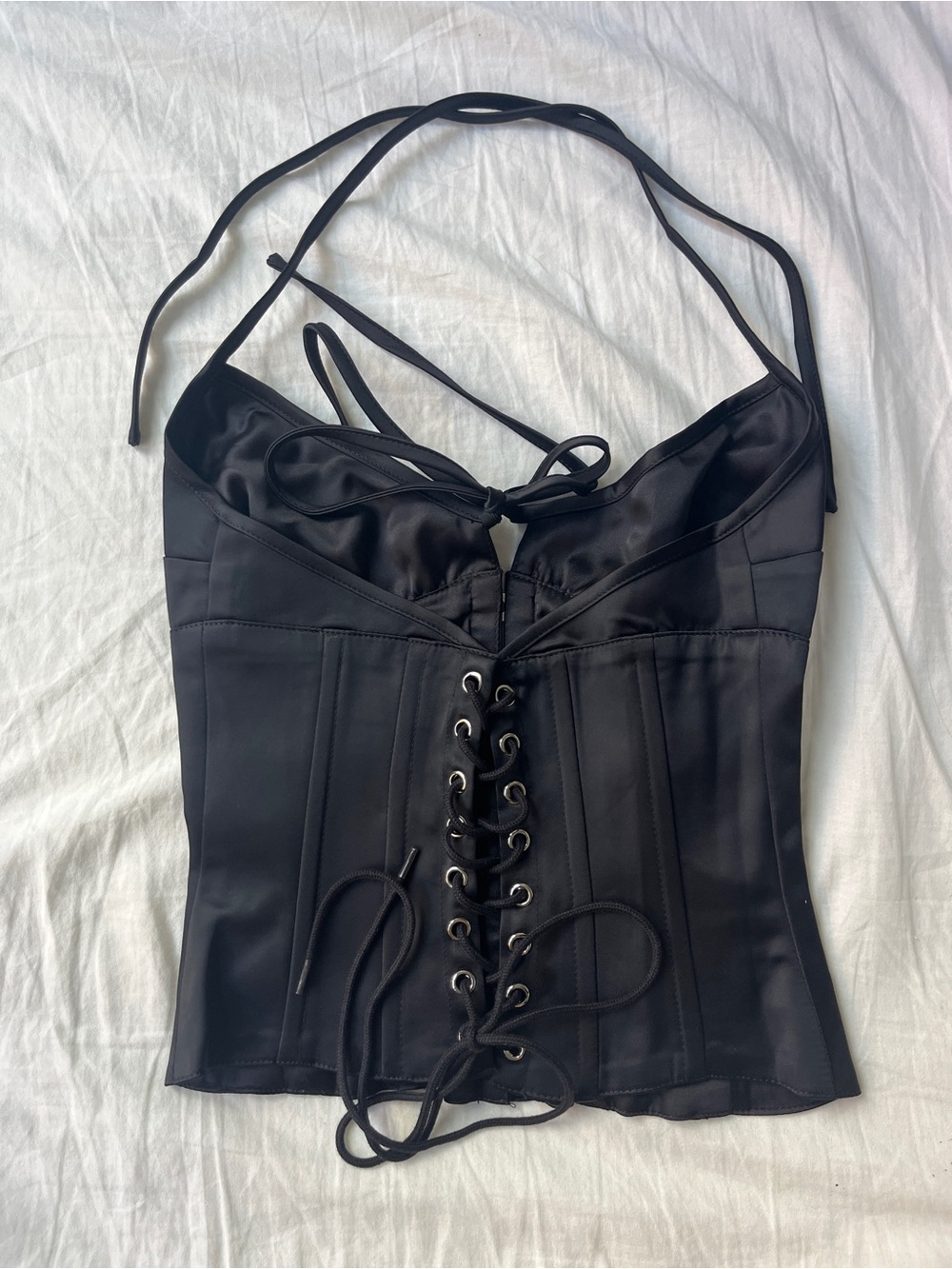 Danielle Guizio Black Marini Corset - Picture 2 of 3